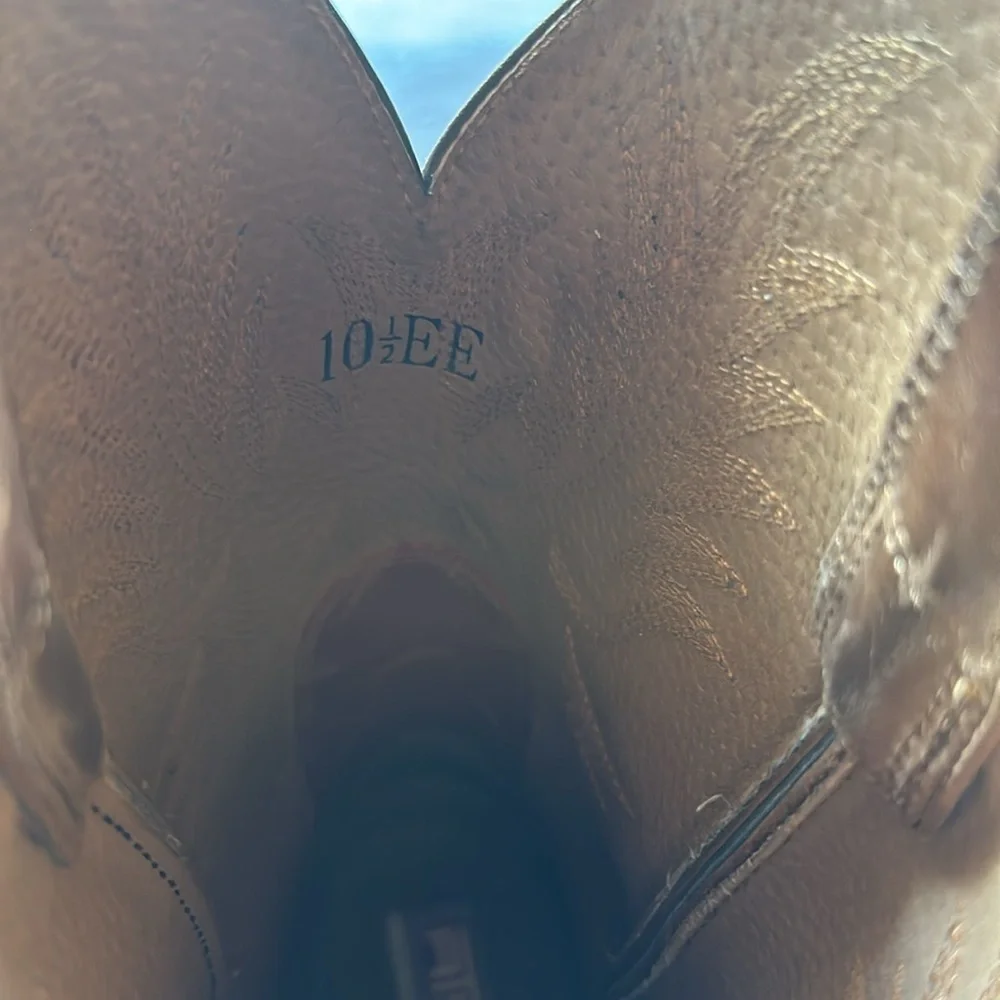 Ariat Heritage Stockman Western Boots Men’s Size US 10.5 EE Brown 10002252